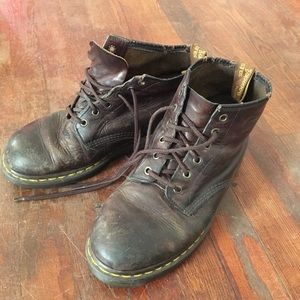 Brown red toned leather made in England Men’s Docs